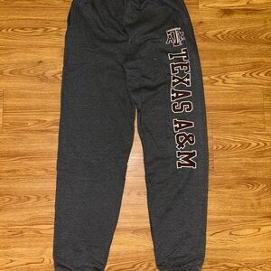 Mens Gray Texas A&M Sweatpants